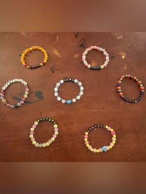 Kpop demon hunters Saja boys set of 7 bracelets